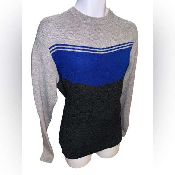 Peter Millar Apres Ski Crewneck Sweater in Dark‎ Cobalt - Picture 2 of 12